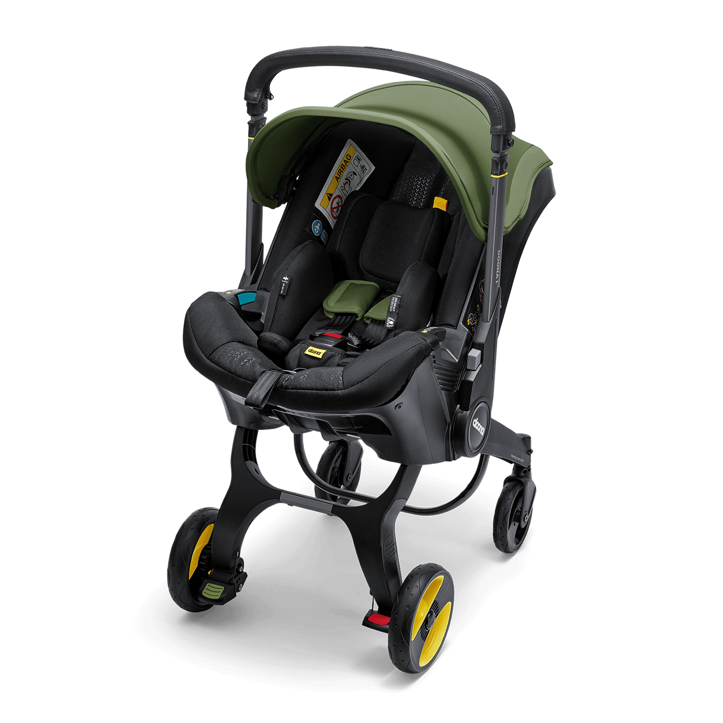 Doona i Canopy & Protège Harnais - Desert Green