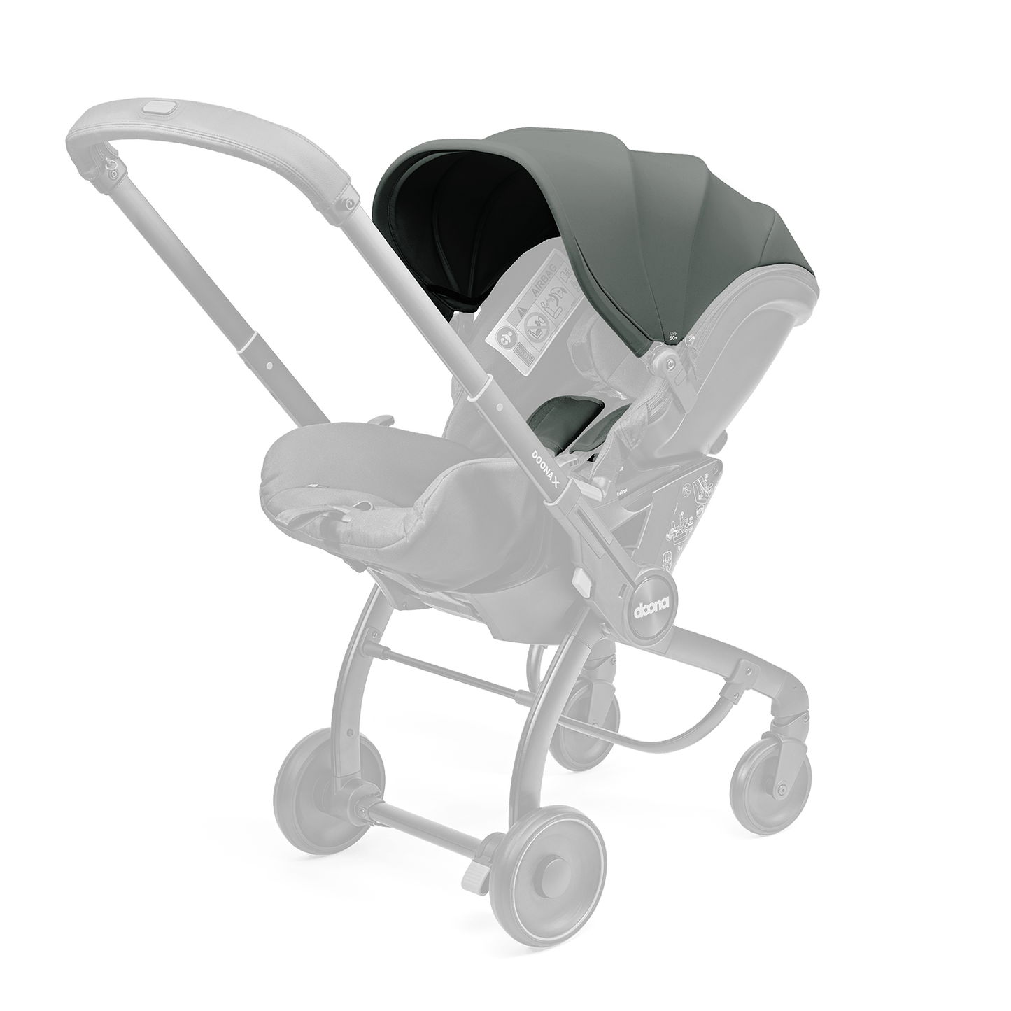 Doona X Canopy & Protège Harnais - Slate Green